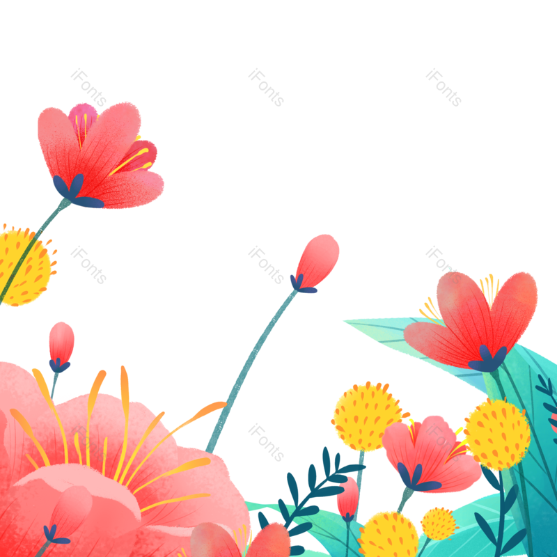 花草图片,花朵元素,花朵素材PNG,风景素材免抠素材